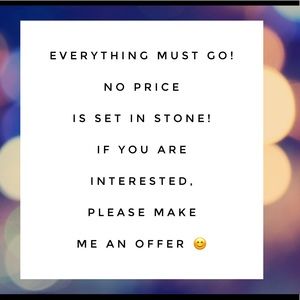 EVERYTHING MUST GO‼️